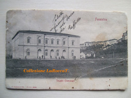Delcampe - 1908 - Firenze - Fucecchio - Scuole Elementari Comunali - Animata - Panorama - Empoli - Cartolina Storica - Schulen