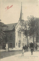 Delcampe - - Dpts Div.-ref-BN171- Paris - Boulevard Des Batignolles - Chapelle Protestante - Protestantisme -verso Publicité Maggi - Paris (17)