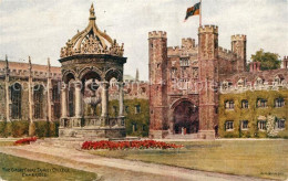 43039342 Cambridge Cambridgeshire Great Court Trinity College Painting Kuenstler - Other & Unclassified