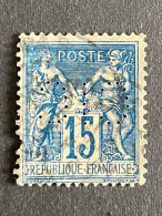 FRANCE C N° 101 Sage CIC 170 Indice 3 Perforé Perforés Perfins Perfin Superbe ! - Autres & Non Classés