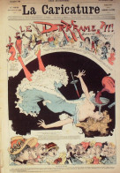 La Caricature 1881 N°  96 Le Drame Barret Robida - Revues Anciennes - Avant 1900