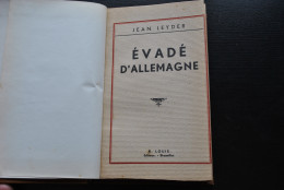 Jean LEYDER Evadé D'Allemagne R. LOUIS Editeur Sd - WW1 Guerre 14 18 RARE Camp De Munster Derendorf Rheinische évasion - Guerra 1914-18