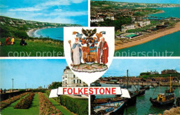 43008033 Folkestone Park Hafen Panorama Folkestone - Otros & Sin Clasificación