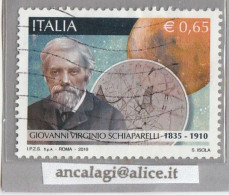 USATI ITALIA 2010 - Ref.1161 "VIRGINIO SCHIAPPARELLI" 1 Val. - - 2001-10: Gebraucht