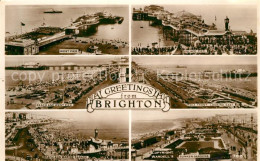 43007827 Brighton East Sussex West Pier Palace Pier Beach Seafront Marine Parade - Other & Unclassified