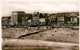 43007824 Brighton East Sussex Seafront Looking West From West Pier Brighton - Other & Unclassified