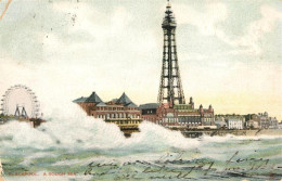 43007803 Blackpool Rough Sea Tower Blackpool - Other & Unclassified