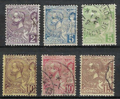 MONACO 1891-1901:  Lot D' Obl. - Used Stamps