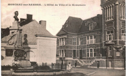 (337) Monceau-sur-Sambre   L'Hôtel De Ville Et Le Monument - Charleroi