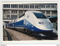 Carte De Voeux 2 Volets Avec Photo TRAIN TGV Duplex SNCF N°202 - Año Nuevo