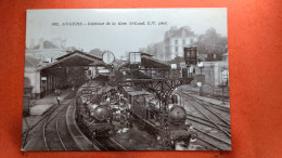 CPSM Reproduction.(49) Angers. Intérieur De La Gare St Laud. Trains. (7A.n°316) - Angers