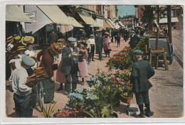 Groningen Bloemenmarkt Vischmarkt Levendig # 1918    4521 - Groningen