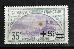 ORPHELINS De GUERRE YT N°166 NEUF(*) - Neufs