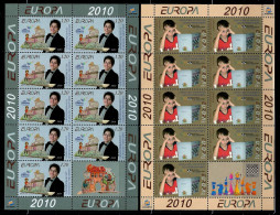 Nagorno Karabakh 2010: Europa-CEPT;  Children's Books, 9 Complete Sets In 2 Small Sheets ** MNH - 2010