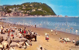 43007203 Minehead West Somerset Beach And Donkey Stand  - Altri & Non Classificati