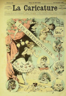 La Caricature 1881 N°104 Les Cafés-Concerts Bach Morland Vaudeville Loys - Revues Anciennes - Avant 1900