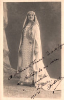 Opéra - L. OLIVIER , SPORTIELLA - Carte Photo - Dédicace Signature Autographe - Artiste Spectacle 1930 1931 - Opéra