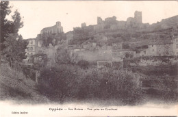 - 84 - Vaucluse - Oppède - Les Ruines - Vue Prise Au Couchant - Oppede Le Vieux