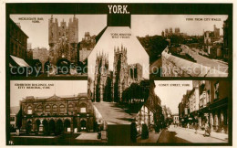 43005586 York UK Micklegate Bar Exhibition Buildings And Etty Memorial York Mins - Altri & Non Classificati