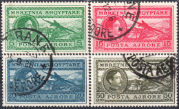 ALBANIA 1930, FOUR SEPARATE USED STAMPS With MiNo 228/31 In GOOD QUALITY - Albanien