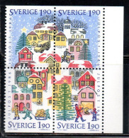 SWEDEN SVERIGE SVEZIA SUEDE 1986 CHRISTMAS NATALE NOEL WEIHNACHTEN NAVIDAD BLOCK MNH - Nuovi