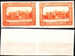 SPAIN 1930 Ibero-American Exposition. 50c Peru Pavilion. PAIR, Imperforate, MNH - Ungebraucht