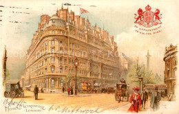 43000188 London Hotel Metropole Illustration - Autres & Non Classés