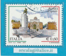 USATI ITALIA 2010 - Ref.1169A "ROMA CAPITALE" 1 Val. - - 2001-10: Gebraucht