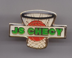 Pin's JS Checy Basketball Dpt 45 Réf 7054JL - Baloncesto