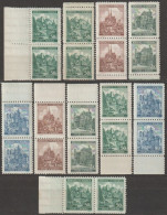 010/ Pof. 41-44, Border Pairs - Unused Stamps