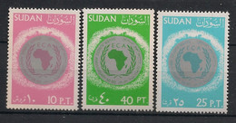 SOUDAN - 1984 - N°YT. 329 à 331 - CEA / ECA - Neuf Luxe ** / MNH / Postfrisch - Soedan (1954-...)