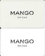 Carte Cadeau - Mango * 2   - Voir Description -  GIFT CARD /GESCHENKKARTE - Cartes Cadeaux