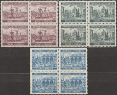 011/ Pof. 46-48, 4-blocks - Unused Stamps