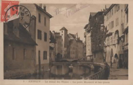 ANNECY, LE CANAL DU THIOU, LE PONT MORAND ET LES QUAIS REF 15783 - Annecy