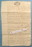 ● Généralité De Pau 1734 Anne De Laplacette - Menjoulet - Lasseube - Daugerot - Acte Manuscrit Cachet Basses Pyrénées - Seals Of Generality