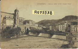 Calabria-cosenza Veduta Interno Citta Basso Crati Veduta Ponte Di Ferro - Cosenza