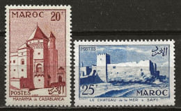 MAROC Colo:, **, (*), N° YT 356 Et 357 Nsg, TB - Nuovi