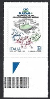 Italia 2022; 120° Federazione Italiana FiJLKAM: Judo, Lotta, Karate, Arti Marziali: Francobollo Di Bordo. - 2021-...: Nieuw/plakker