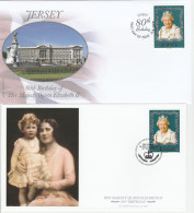 Jersey Nouvelle Zélande 2006 FDC 's Emission Commune Queen Elisabeth II Jersey New Zealand Joint Issue FDC's - Emissioni Congiunte