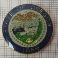 PAT14950 STATE OF OREGON 1859 ETAT Des USA AIGLE PYGARGUE CHARIOT Du FAR WEST - Steden