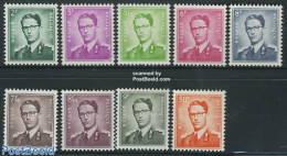 Belgium 1958 Definitives 9v, Normal Paper, Mint NH - Unused Stamps
