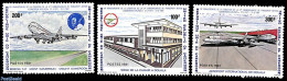 Cameroon 1981 Cameroun Airlines 3v, Mint NH, Transport - Aircraft & Aviation - Flugzeuge