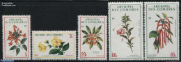 Comoros 1971 Flowers 5v, Mint NH, Nature - Flowers & Plants - Comoros