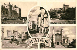 42717947 Windsor Berkshire East Terrace River Thames And Castle Norman Tower St  - Altri & Non Classificati