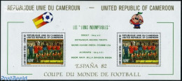 Cameroon 1982 Football Games Spain S/s, Mint NH, Sport - Football - Kamerun (1960-...)