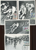 X0196 Belgien, 4 Maximum 1963 For The 80 Years Of The Belgian Cycling Association,cyclisme, - Cycling