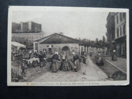 F33 - 79 - Niort - Le Marché En 1860 (Tableau De A. Couras) - Edition A. Moras - Niort