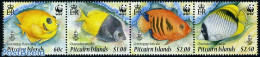 Pitcairn Islands 2010 WWF, Fish 4v [:::], Mint NH, Nature - Fish - World Wildlife Fund (WWF) - Fishes