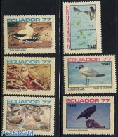 Ecuador 1977 Galapagos Birds 6v, Mint NH, Nature - Birds - Ecuador