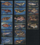 Libya Kingdom 1983 Fish 16v, Mint NH, Nature - Fish - Fishes